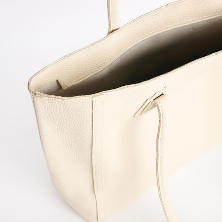 Zipper bag with lightning, milk color-5
