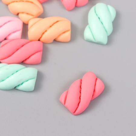 Decor for creativity Plastic "Marshmallow Kosichka" mix 2.2x1.5 cm-1