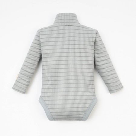 Body (turtleneck) I, Basic Line, height 68-74 cm, strip gray-6