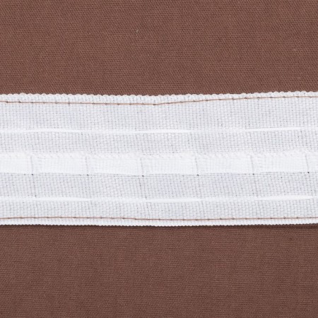 A set of curtains for the kitchen with sequences of Ethel "Kitchen", brown color, 150x180 cm - 2 pcs-3