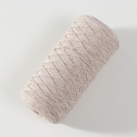 Knitting cord without core 70% cotton, 30% polyester 1mm 200m/60 ± 10g (03- linen)-1