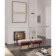 PUF PEA, 497 × 403 × 425 mm, velor, beige color / burgundy