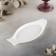Porcelain dish for fish Wilmax, 22 × 10.5 cm, white color