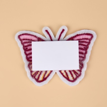 Application "Butterfly", on Velcro, with an adhesive base, 5.6 × 4.2 cm-2