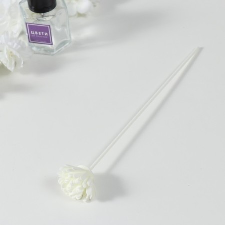 Fibrous sticks for aromadifuzor "Snowty flowers" set 2 flowers + 5 sticks-2
