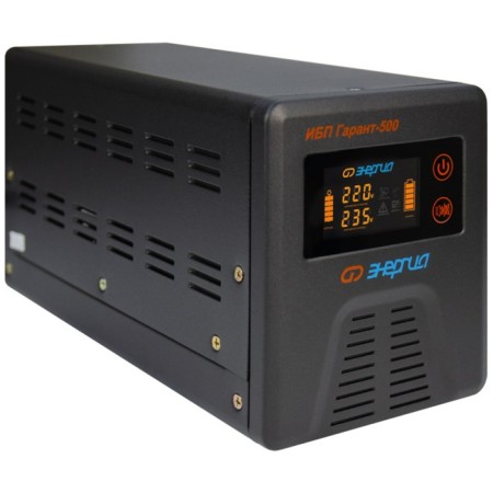 Source of uninterrupted power "Energy" Garant 2000, 1200 W, 2000 VA, Black