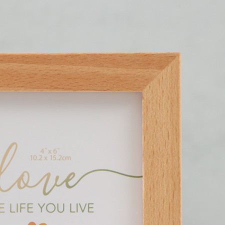 Photo frame wood in 1 photo 10x15 cm "Bierg" 11.5x6x17.5 cm-2