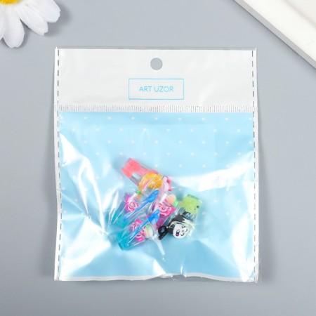 Decor for creativity plastic "Lemonad in a glass" MIX 1.2x1.2x2.6 cm-3