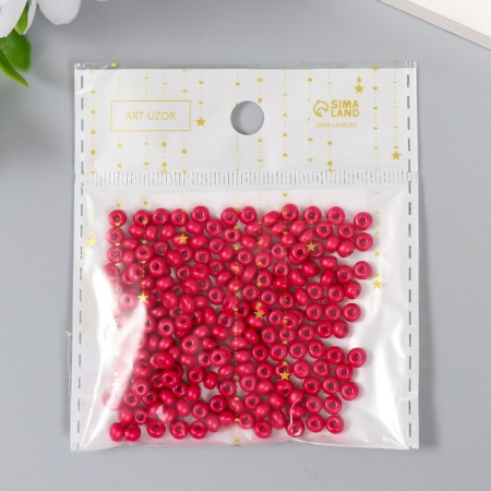 Glass beads 6/0 "ruby wine" 15 g-2