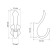 Furniture hook Cappio Passion, two -rod, black