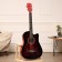 Acoustic guitar Music Life QD-H38Q-HW, red