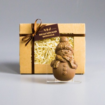 Chocolate figure "Knitted Snowman", 80 g-1