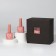 Nail polish gel, set 2 pcs, 10 ml, red shades