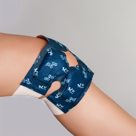 The bandage is self -heated for the knee joint, 14 × 18 × 0.5 cm, the color is blue-5