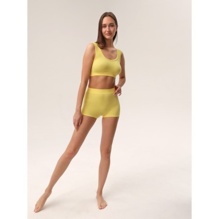 Women's shorts with a braid "Kosichka" Mirey Shorts Plait, size 46-48, color melon-2