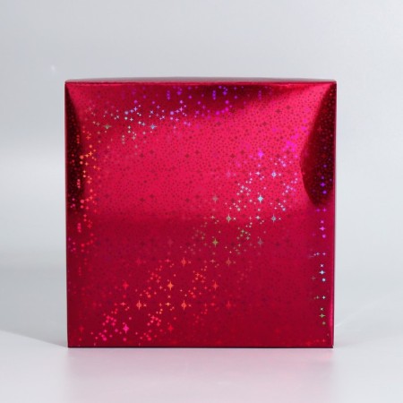 Confectionery box for mousse cakes "Bording stars", 17.8 x 17.8 x 6.5 cm-3
