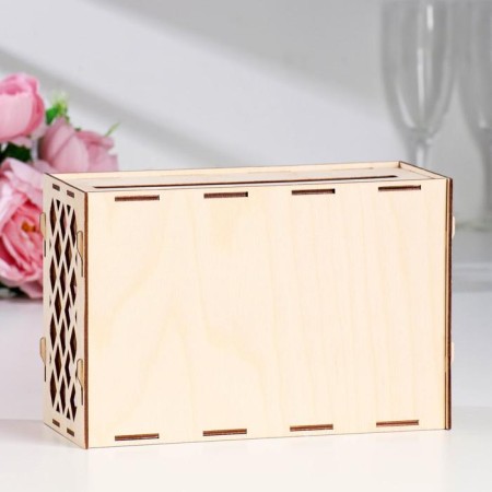 Wedding Bank "Family Bank", wood, assembly, 24x10x16 cm-2