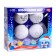 Christmas balls for coloring for the New Year “Magic Gift”, 4 pcs, New Year's set for creativity