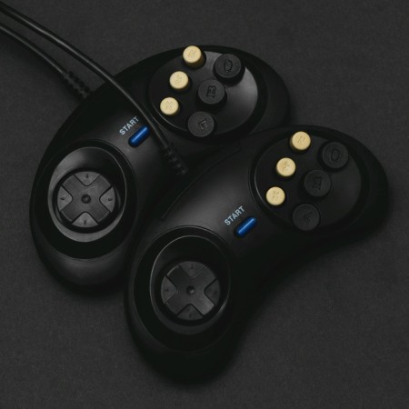Game console Luazon Game-2, 16 bits, included two joysticks, 70 games, black-3
