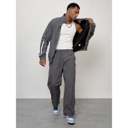 Sports suit men's, size 50, gray color-15