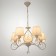 Virzhini chandelier 5x40W E14 white+gold 56x56x80 cm Bayerlux