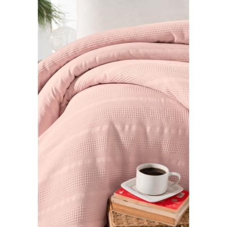 Joyce blanket, size 160x235 cm, pink color-2