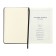 Leduced Diary A5, 140l, Cage, leatherette, elastic band, yellow cut, black