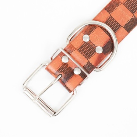 Collar 64 x 3.5 cm, Osh 47-57, brown-4