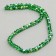 Glass beads, set 72 pcs., Size 1 pc. - 8 mm, green color