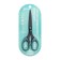 Chancellery scissors 15.8 cm office, black blade, plastic handles, blister, mix