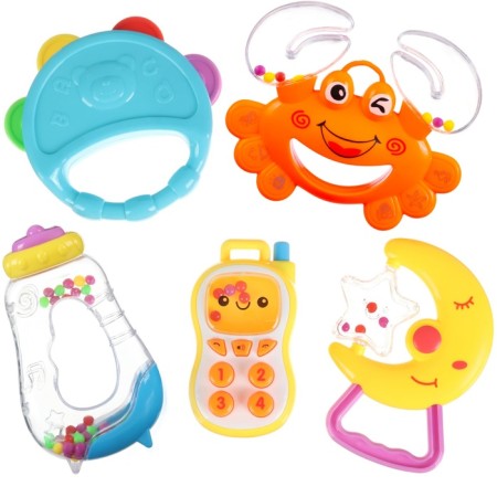 A set of rattles "kids", 5 pcs, crush me-2
