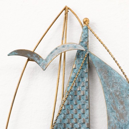 Wall metal decor "Sails" 36x3.8x40 cm-2