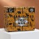 Ceramic mug with a spoon "Born to win", 350 ml, color orange color