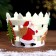 New Year's basket for decor "Santa Claus with gifts" 16 × 11.5 × 12 cm