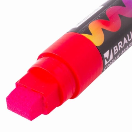 Cretaceous Brauberg "Pop-Art", 15 mm, dry, for smooth surfaces, red-3
