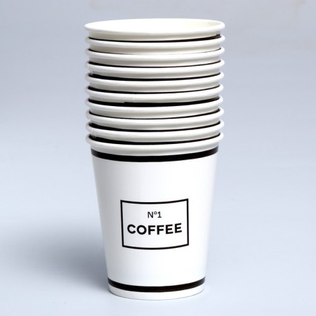 A disposable paper glass for "number one" coffee, 250 ml-2