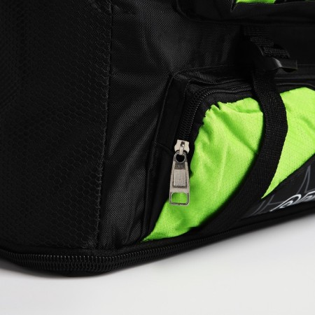 A thyroid backpack with an increase in 55l, 5 external pockets, green color-7