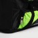 A thyroid backpack with an increase in 55l, 5 external pockets, green color