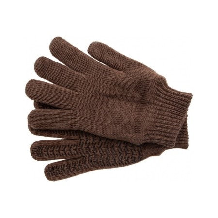 Workers, m/b gloves, with PVC coating, half -wool, Sibrtekh-3