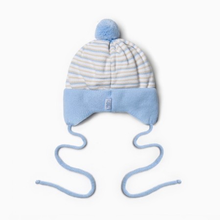 Children's hat, blue color, size 40-42-2