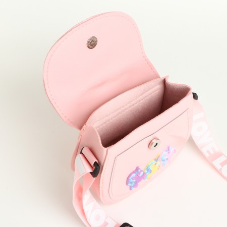 Baby bag on the valve, pink color-2