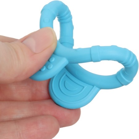 Silicone “Circle” reject, blue color, hep, button-5