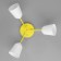 Causte "Online" (Tsil.) 3x15W E27 Model: BR 00294 yellow 50x50x15cm