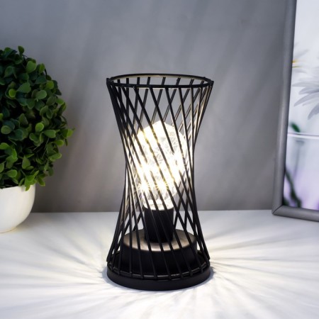 Jero nightlight LED from batteries 3haa black 10x10x18.5 cm Risalux-2