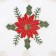 Ethel Poinsettia path with embroidery, 40 x 85 ± 5 cm, p/e