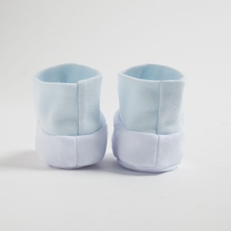 Booties for a boy, color mix-1