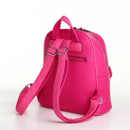 City backpack on lightning, bright pink color-3