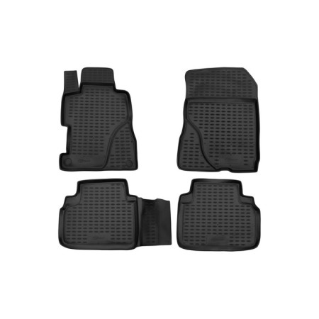 Rugs in the salon for Honda Civic 4D (VIII, VIIIR), 2005-2012, 4 pcs.