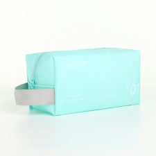 Cosmetic bag with lightning, mint color