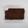 Decorative braid "Furrm", 10 cm, 5 ± 0.5 m, coffee color
